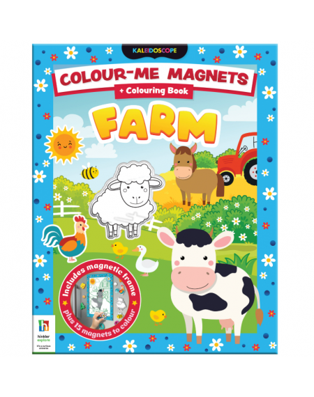 Colour-Me Magnets & Colouring Book: Farm
