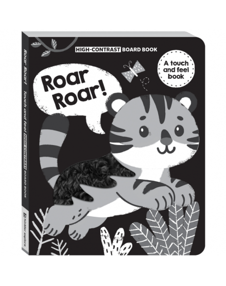 Touch and Feel Board Book: High Contrast Rawr Rawr!