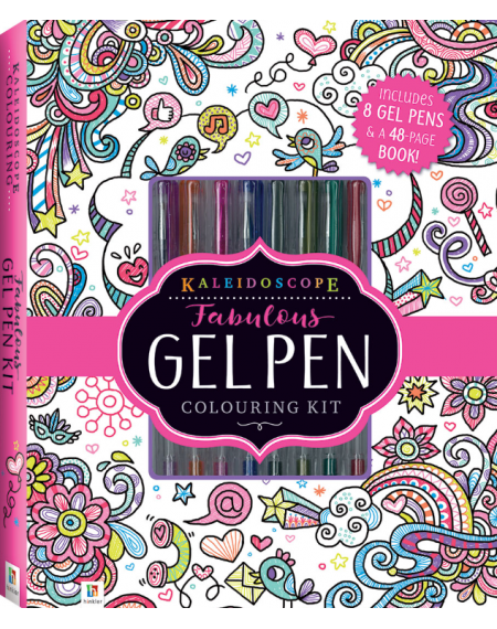 Kaleidoscope Fabulous Gel Pen Colouring Kit
