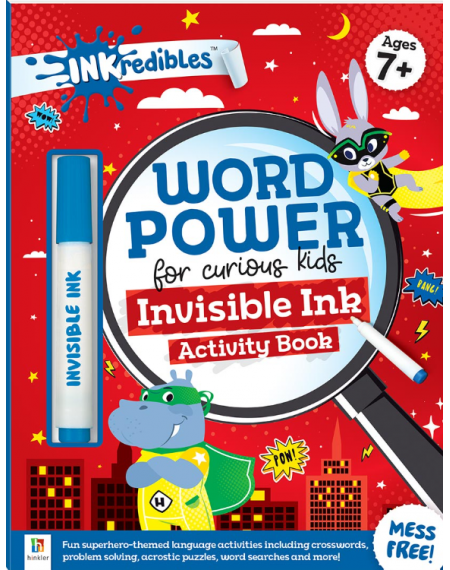 Inkredibles: Word Power Invisible Ink Activity Book