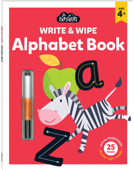 Junior Explorers Write and Wipe: Alphabet Book