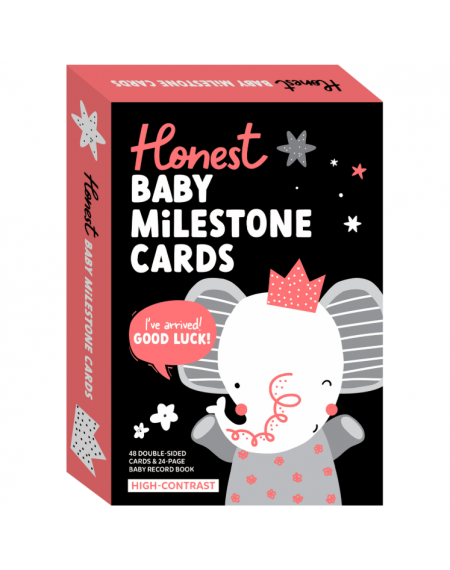 High Contrast Baby Milestone Cards