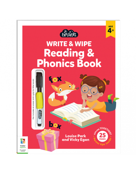 Junior Explorer Write and Wipe - Reading and Phonics Book