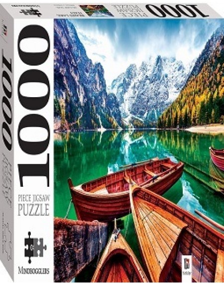 1000 Piece Jigsaw Puzzle : Braies Lake, Italy