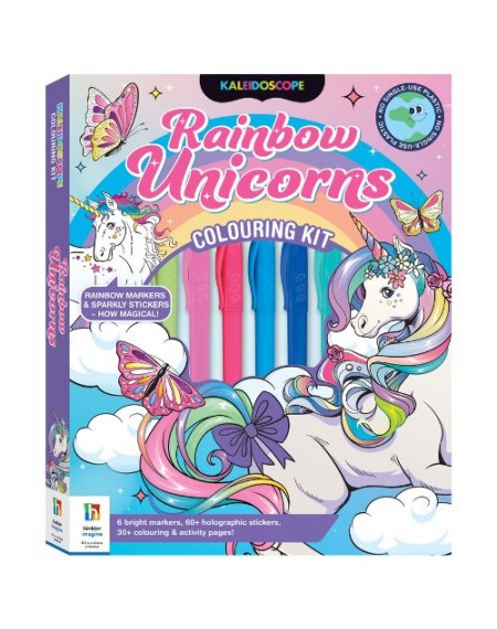 Kaleidoscope Colouring Kit Rainbow Unicorns