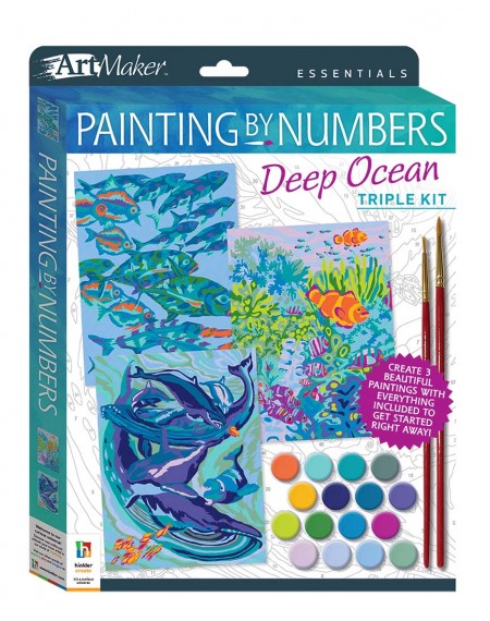 Art Maker Essentials: Painting By Numbers Deep Ocean