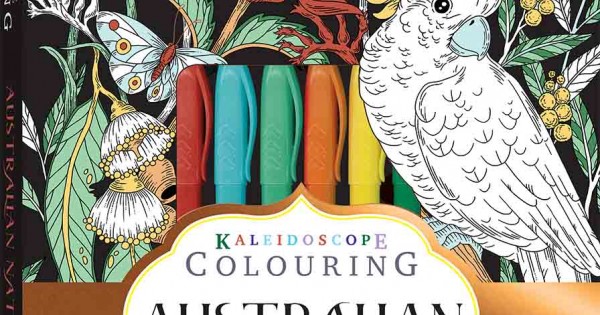 Kaleidoscope Sticker Mosaics: Flora and Fauna - Books - Adult Colouring -  Adults - Hinkler