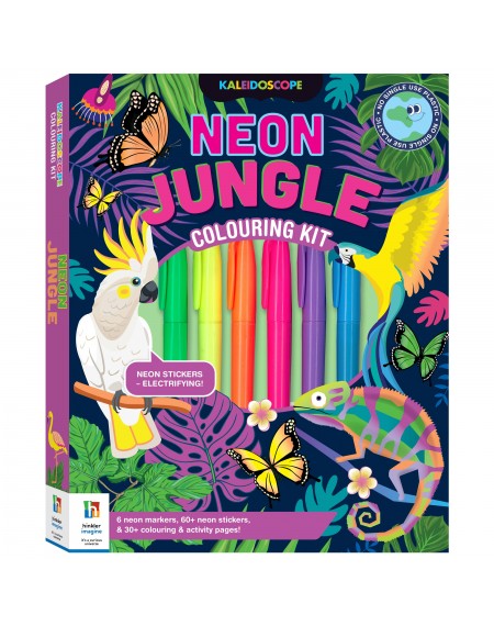 Kaleidoscope Colouring Kit Neon Jungle