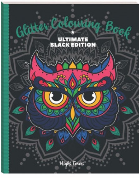 Glitter Book Night Forest