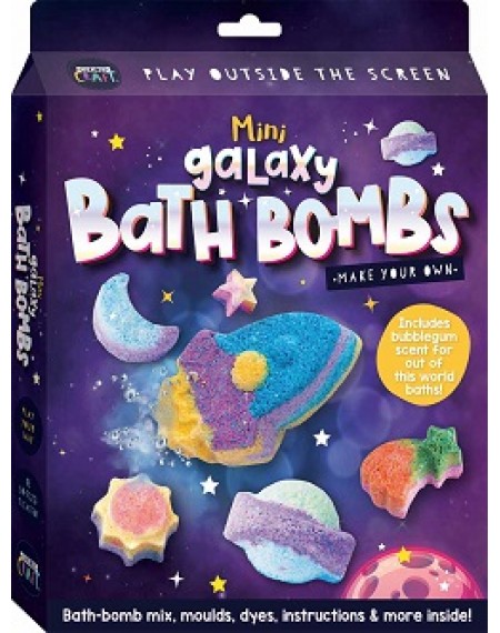 Curious Craft: Make Your Own Mini Galaxy Bath Bombs