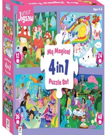 Junior Jigsaw 4 In 1 : Magical Fun