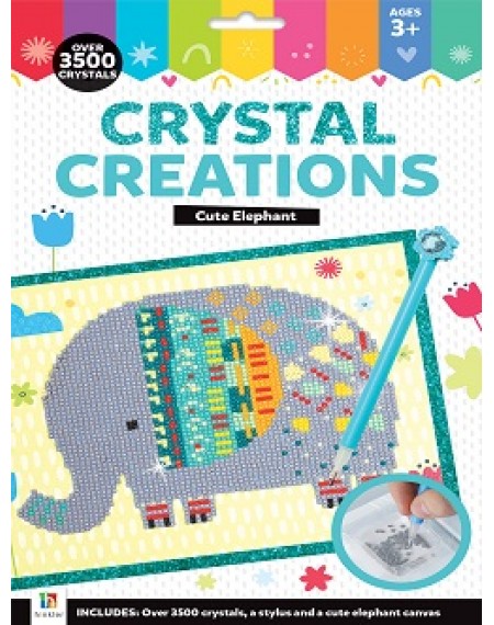 Crystal Creations Canvas Cute Elephant