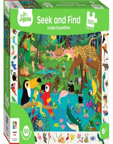 Seek And find 100 pc Jigsaw Jungle Expedition
