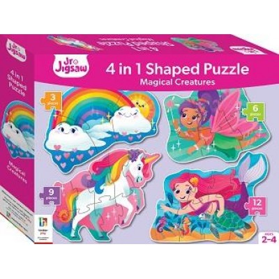 4 in one shape jigsaw puzzle