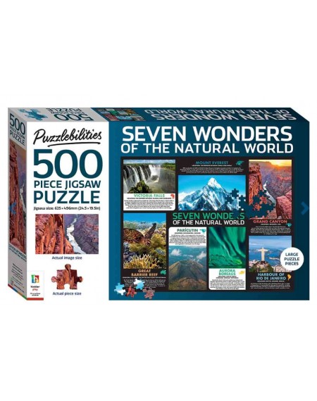 Puzzlebilities 500 Jigsaw Puzzle : Seven Wonders of the Natural World