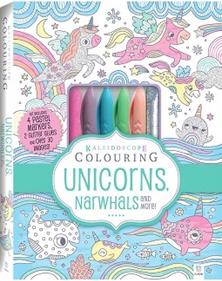 Kaleidoscope Colouring Unicorns and More Kit