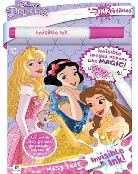 Inkredibles Disney Princesses Invisible Ink (2019 Ed)