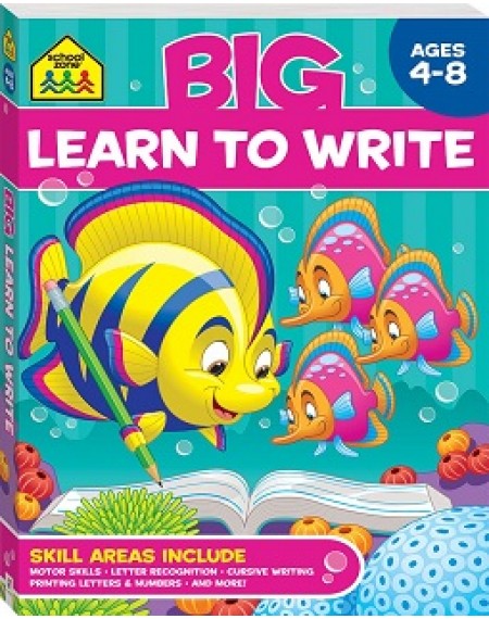 School Zone Big Learn to Write Workbook
