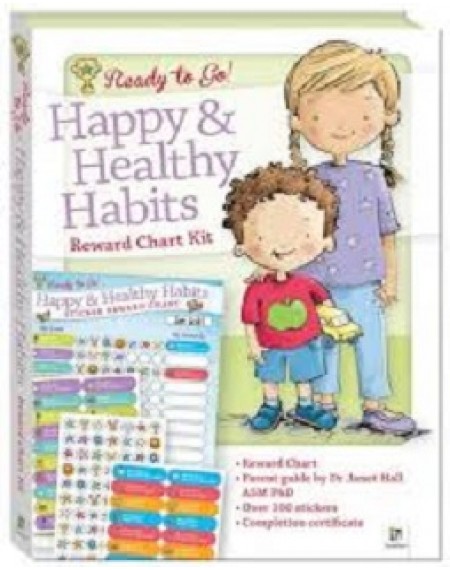 Ready To Go Happy & Healthy Habbits Book & Reward Chart Pack