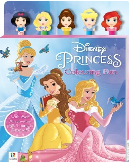 Disney Princess 5-Pencil and Eraser Set