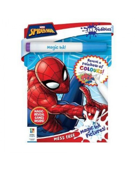 Inkdredibles Magic Ink Pictures : Spider Man
