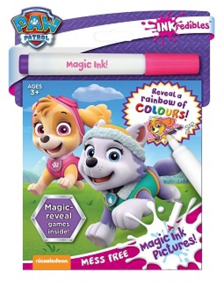 Inkredibles Paw Patrol Pink Magic Ink Pictures