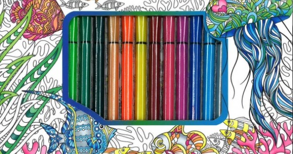 Mindwaves Colouring Nature Daydreams Carry Case - Kits - Adult Colouring -  Adults - Hinkler