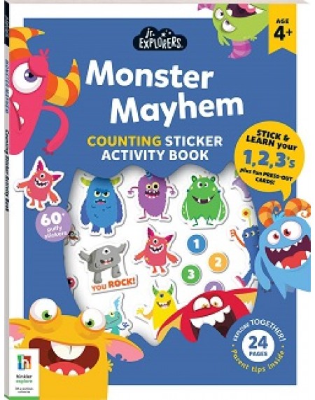 Junior Explorers: Monster Mayhem Counting Activity Book