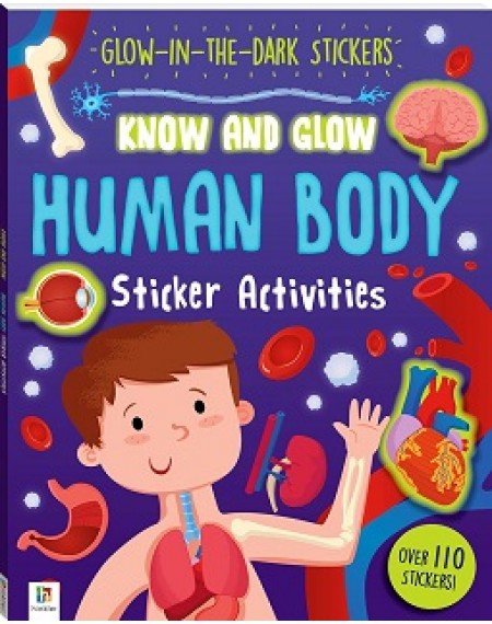 Know And Glow Sticker Activity : Human Body