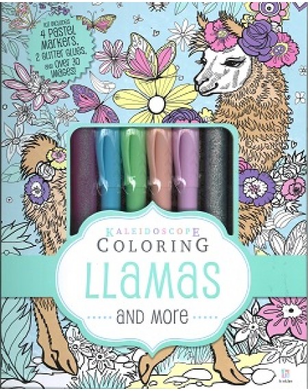 Kaleidoscope Coloring Pastel : Llamas Kit