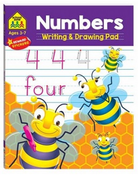 School Zone Writing and Drawing Pad: Numbers