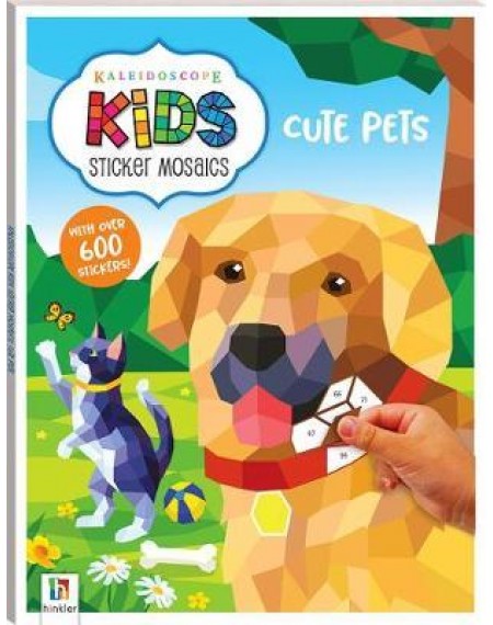 Kaleidoscope Kids Sticker Mosaics: Cute Pets