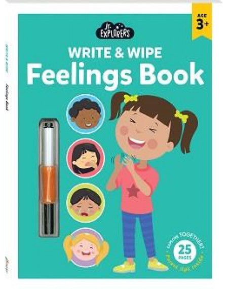 Junior Explorers Write and Wipe: Feelings Book