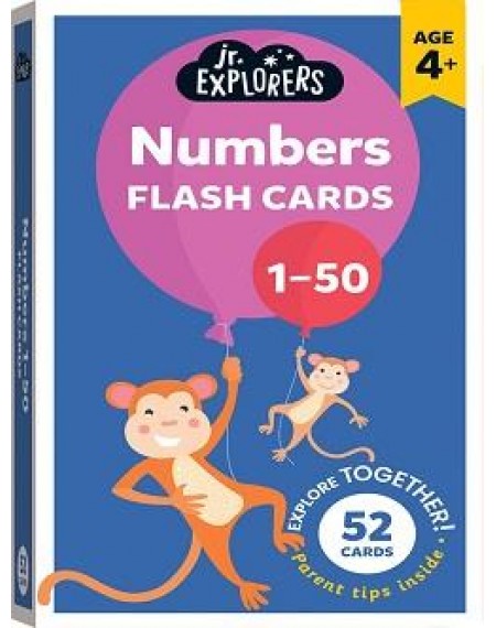 Junior Explorers Flashcards: Numbers 1-50