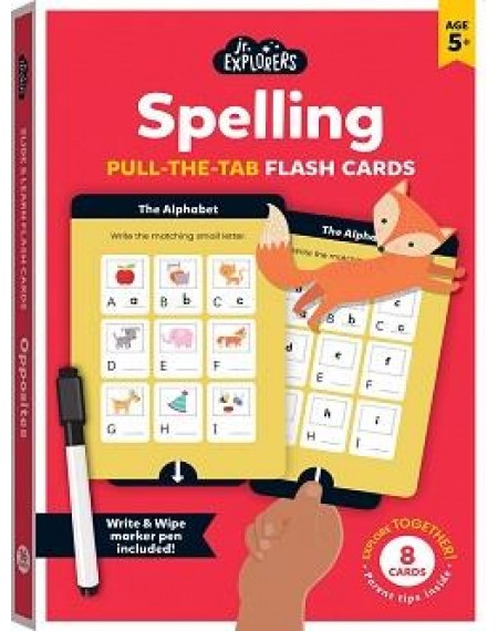 Junior Explorers Pull and Learn Flashcards: Spelling