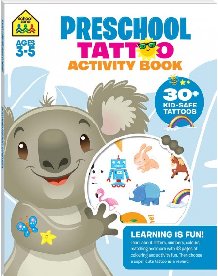 Preschool Tattoo Activity Book