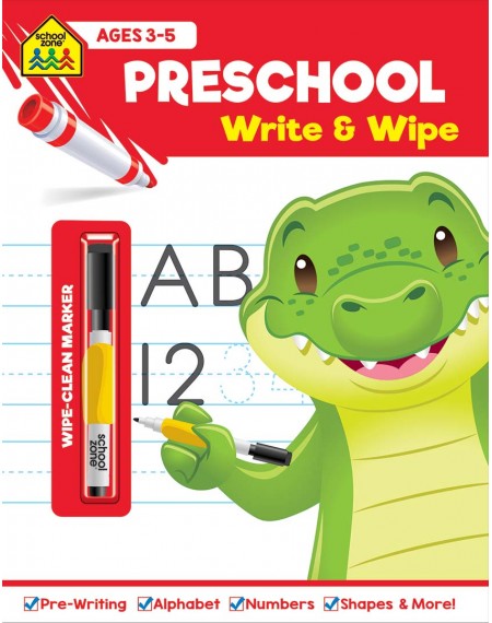 School Zone Write and Wipe: Preschool