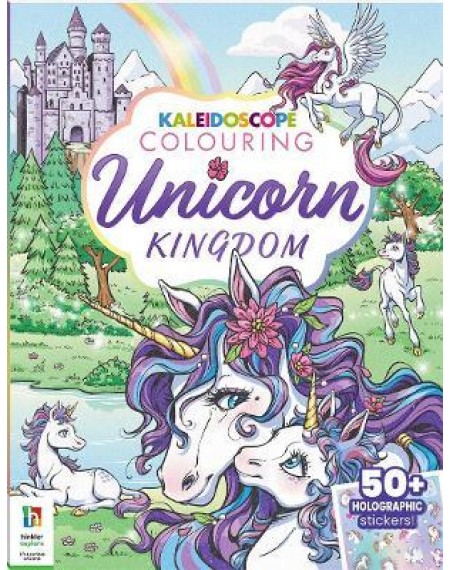 Kaleidoscope Sticker Colouring: Unicorn Kingdom