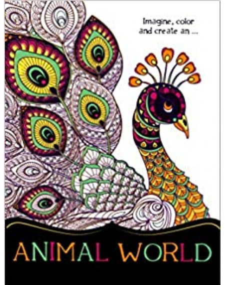 Adult Animal Colouring: Animal World