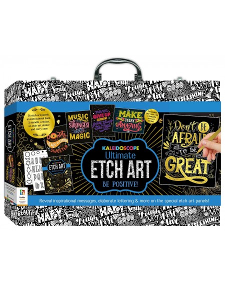Ultimate Kaleidoscope Etch Art Carry Case: Be Positive