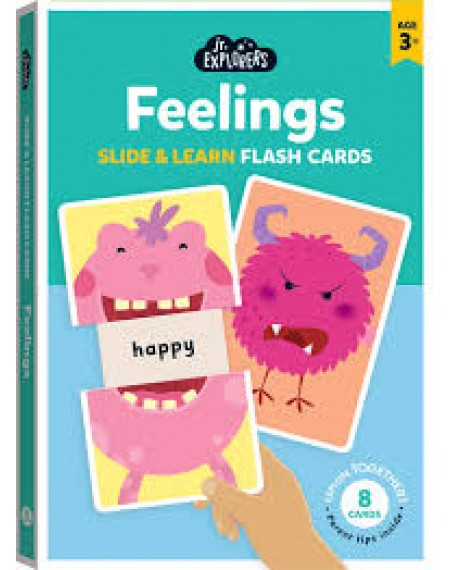 Junior Explorers Slide and Learn Flashcards: Feelings