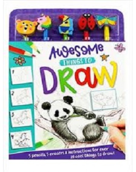 Awesome Things to Draw 5-Pencil Set