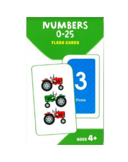 School Zone Numbers 0-25 Flash Cards
