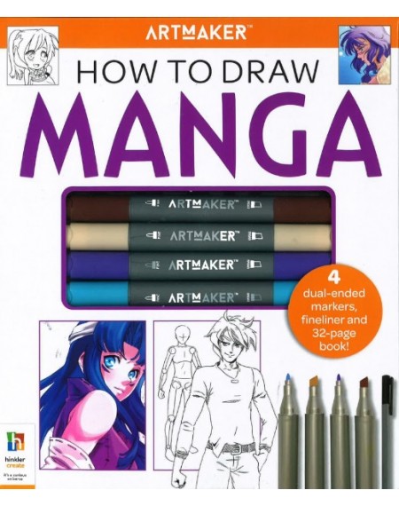 Art Maker Essentials : How To Draw Manga Kit (White)