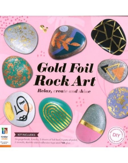 Gold Foil Rock Art Kit
