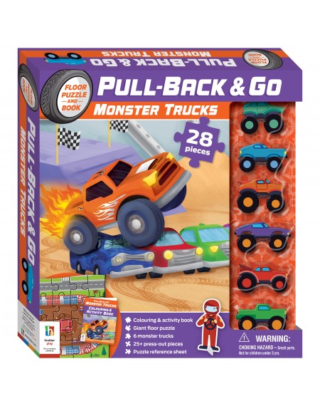 Pull-back-and-go : Monster Trucks