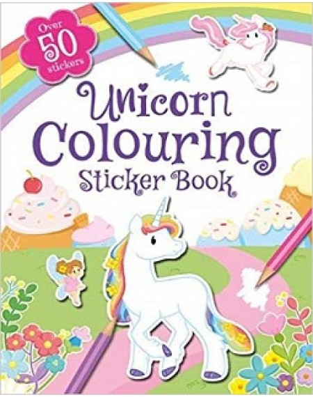 Colouring Sticker Book Unicorn