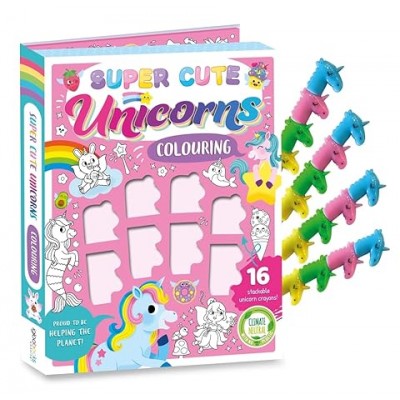 Colouring Book with Crayons