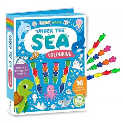 Colouring Book with Crayons