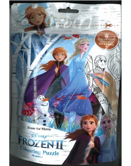 Frozen II Colouring Puzzle (w Olaf)